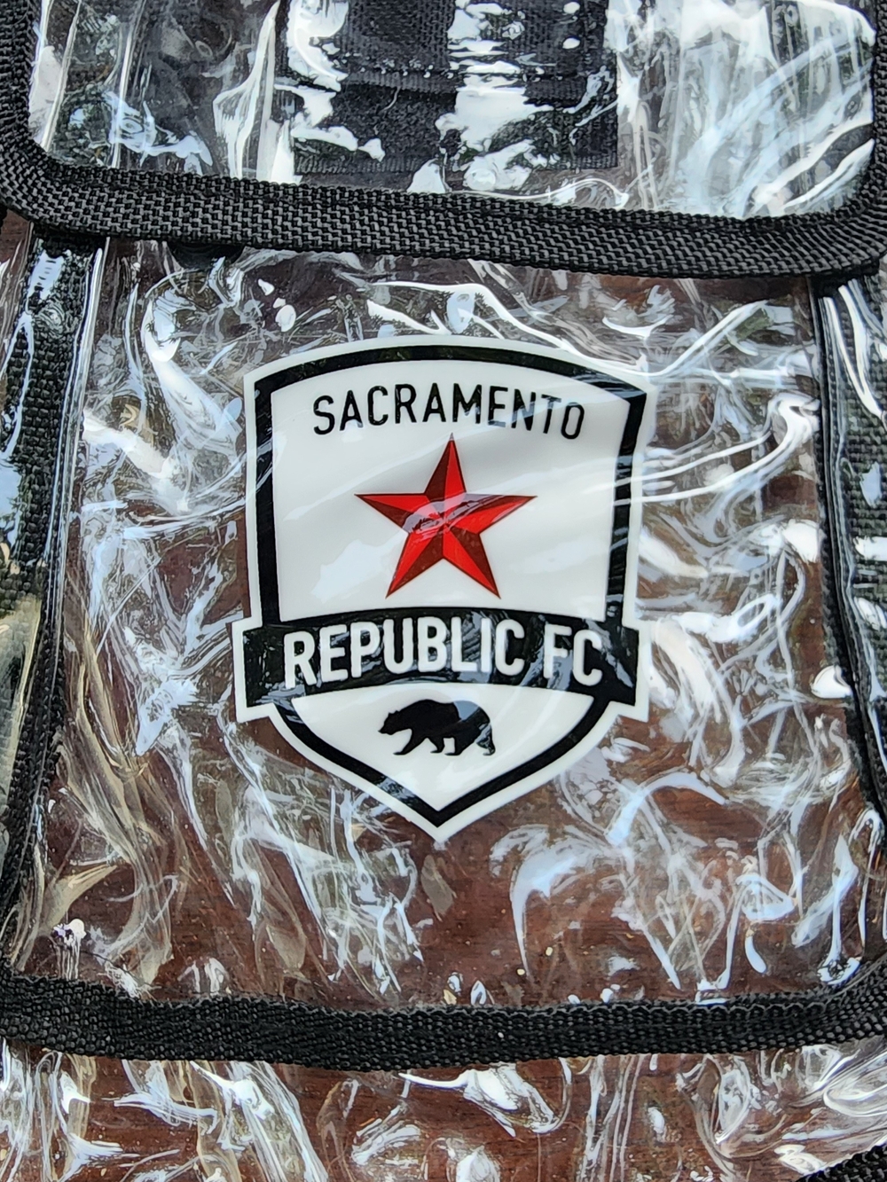 Sacramento Republic FC Clear Stadium Bag Crossbody Purse Logo Brands OS